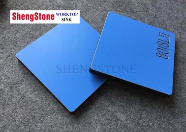 Tablero resistente químico del color de los laboratorios de la hoja azul de la resina fenólica