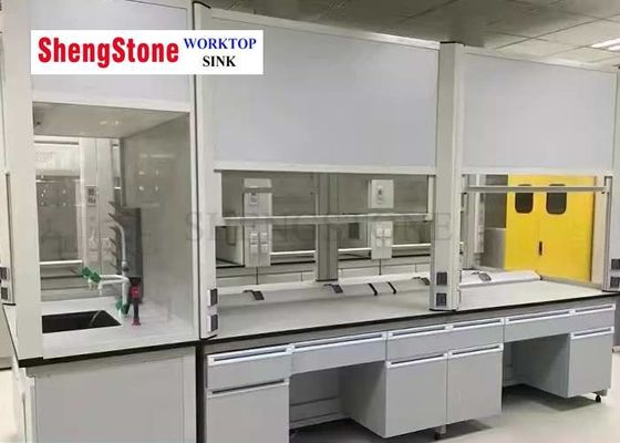 Tablero resistente a la corrosión de la resina fenólica para el color del blanco de los muebles del laboratorio